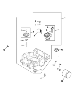 Kohler Cv670-0013 Oil Pan And Lubrication Diagram and Parts List for ENFORCER48 53AH3AGN050-22HP Cub Cadet Lawn Tractor